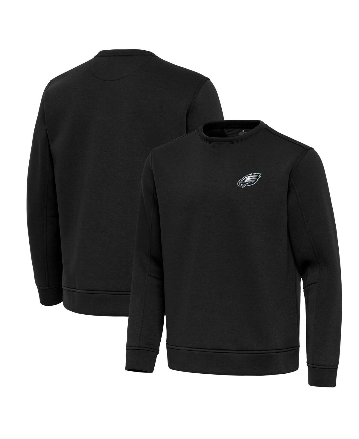 Men's Black Philadelphia Eagles Relevant Lightweight Pullover Sweatshirt - Black