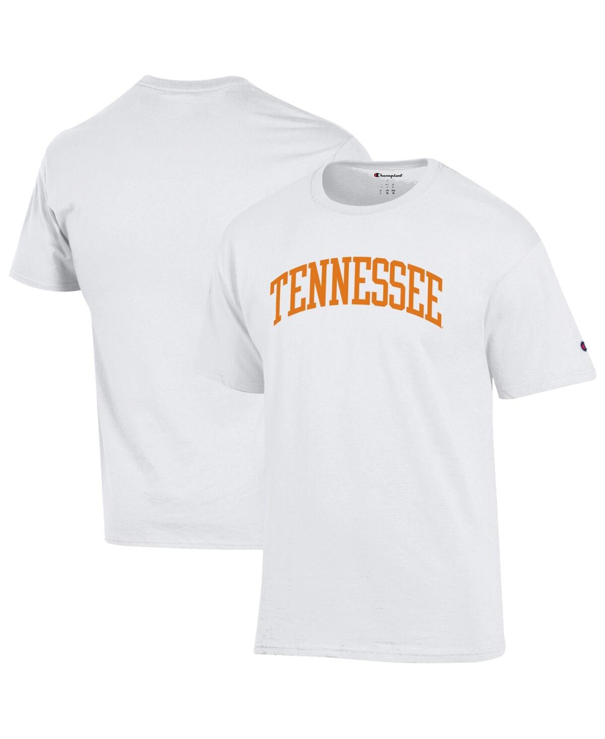 Champion Men's Tennessee Orange Tennessee Volunteers Basic Arch T-Shirt - White