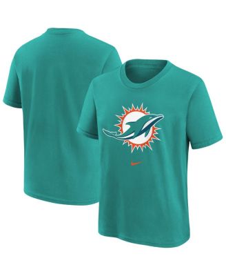 Nike - Big Boys and Girls Aqua Miami Dolphins Primary Logo Legend T-Shirt