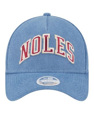 Women's Denim Florida State Seminoles A-Frame 9FORTY Adjustable Hat