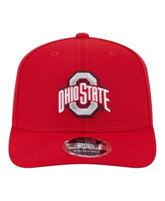 Men's Scarlet Ohio State Buckeyes Team Collective 9SEVENTY Stretch-Snap Adjustable Hat