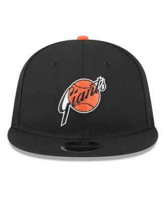 Men's Black San Francisco Giants Baseball Hall of Fame Retro Crown 9FIFTY Adjustable Hat
