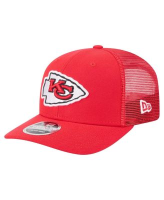 New Era - Men's Red Kansas City Chiefs Team Collection 9SEVENTY Stretch-Snap Adjustable Hat