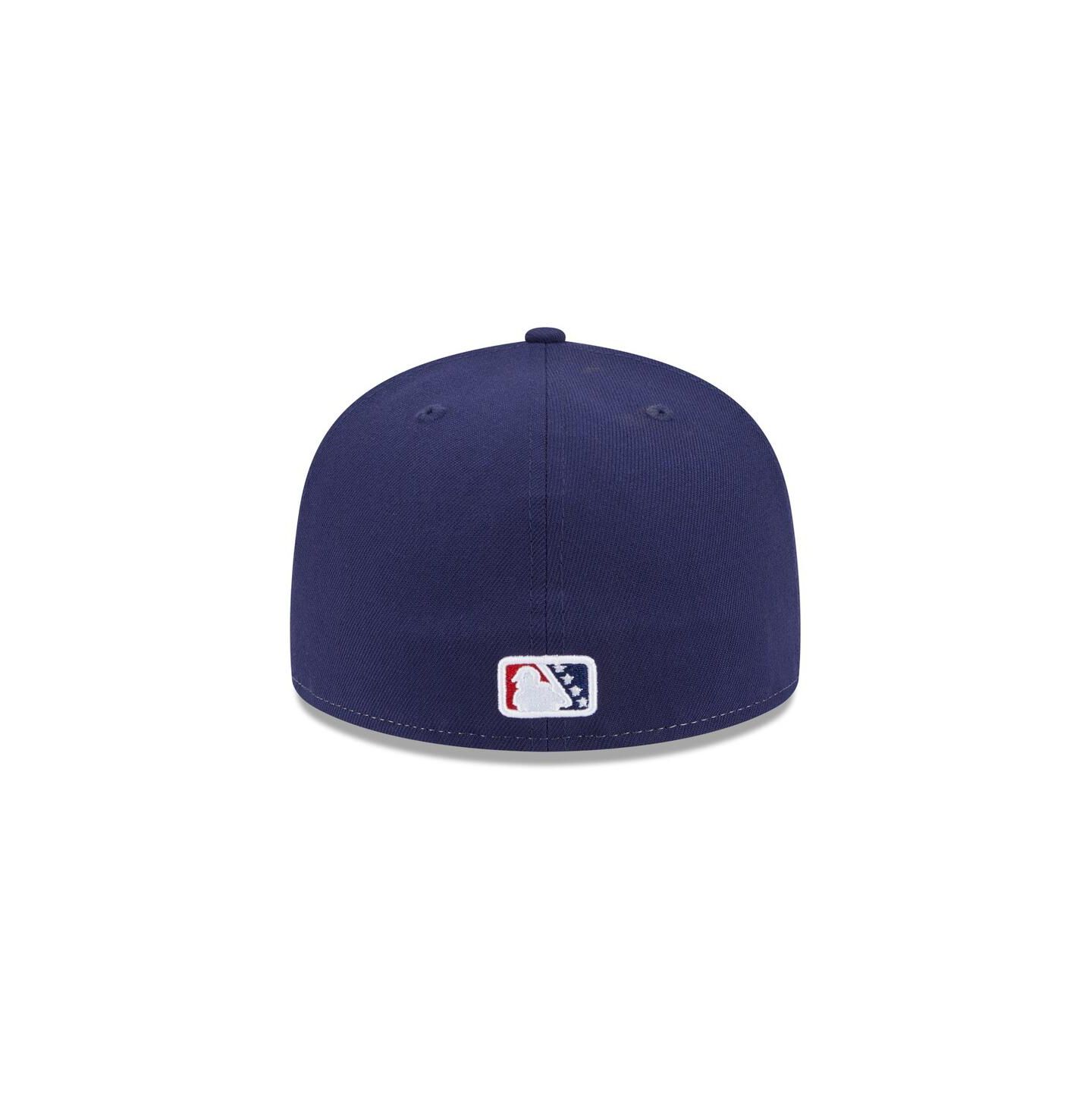 Мужская кепка New Era Navy Brooklyn Cyclones Theme Nights 59FIFTY Fitted Hat — фото 2