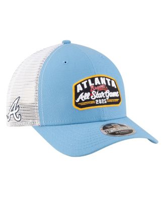 New Era - Men's Light Blue Atlanta Braves 2025 MLB All-Star Game Patch 9FORTY M-Crown Adjustable Trucker Hat