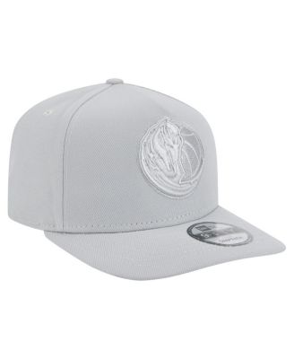 Men's Gray Dallas Mavericks Colorpack A-Frame Pinch Front 9FIFTY Snapback Hat