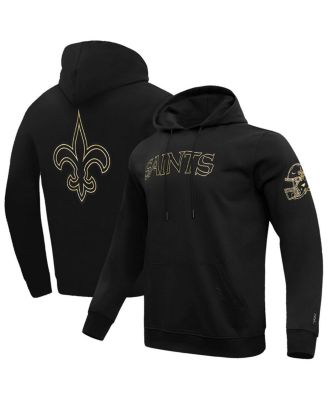 Pro Standard - Men's Black New Orleans Saints Classic Chenille Pullover Hoodie