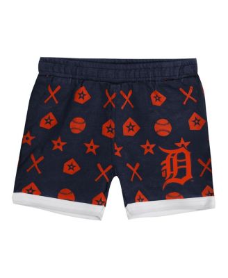 Baby Boys and Girls 2-Piece Navy Detroit Tigers On Deck Diaper Cover Set