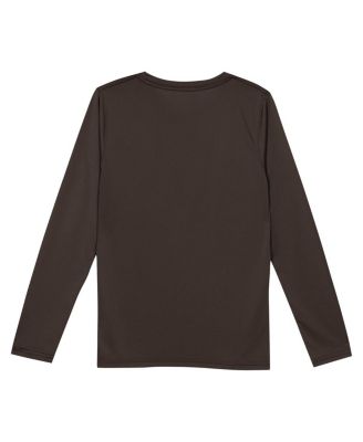 Toddler Brown Cleveland Browns Legend Icon Long Sleeve T-Shirt