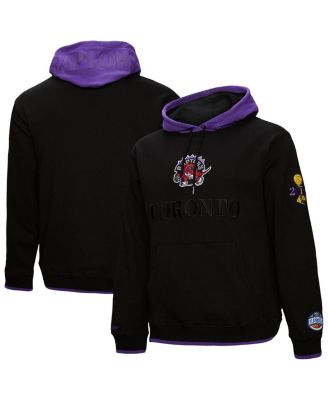 Mitchell & Ness - Men's Black Toronto Raptors Hardwood Classics Team OG 3.0 Pullover Hoodie