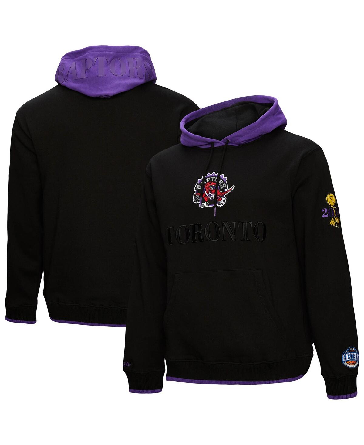 Men's Black Toronto Raptors Hardwood Classics Team Og 3.0 Pullover Hoodie - Black