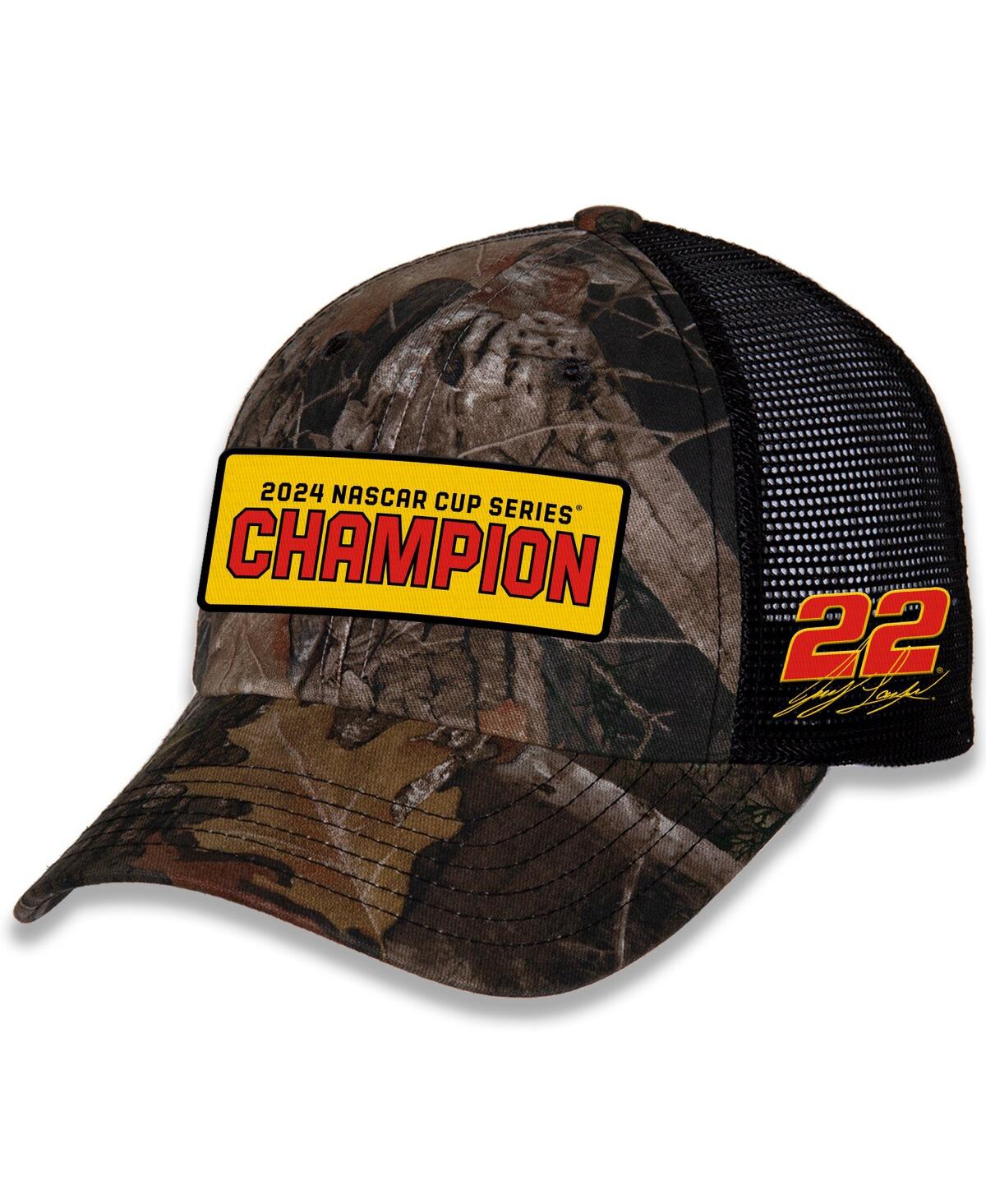Men's Camo Joey Logano 2024 Nascar Cup Series Adjustable Hat - Camo