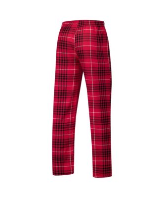 Men's 2-Piece Cardinal/Black Arizona Cardinals Vector Top and Flannel Pants Sleep Set