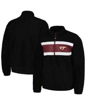 G-III Sports by Carl Banks - Sports By Carl Banks Men's Black Virginia Tech Hokies Pinch Runner Half-Zip Sweatshirt