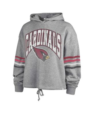 Women's Heather Gray Arizona Cardinals Upland Bennett Pullover Hoodie