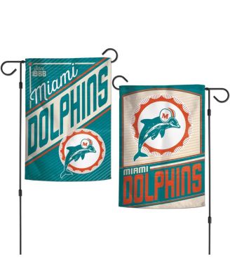 Miami Dolphins 2-Sided 12'' x 18'' Team Garden Flag