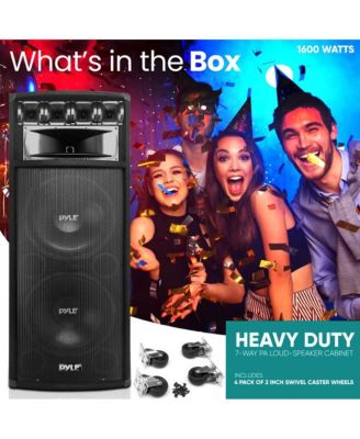 1600W Heavy Duty 7 Way Pa Loud-speaker Cabinet