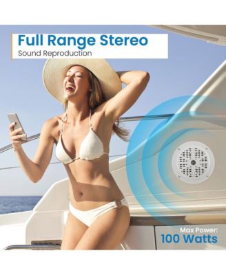4'' Waterproof Stereo Speaker System