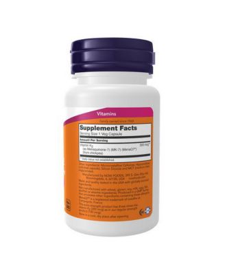 MK-7 Vitamin K-2 ,60 Veg Caps