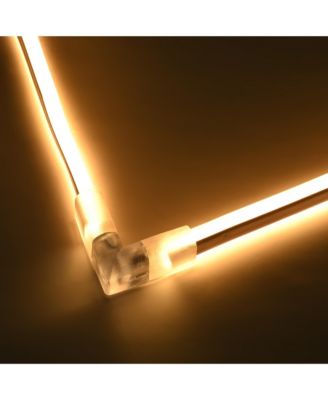 2 Pin Connectors Accessories L Shape with Pin for 7x14mm Neon Rope Light