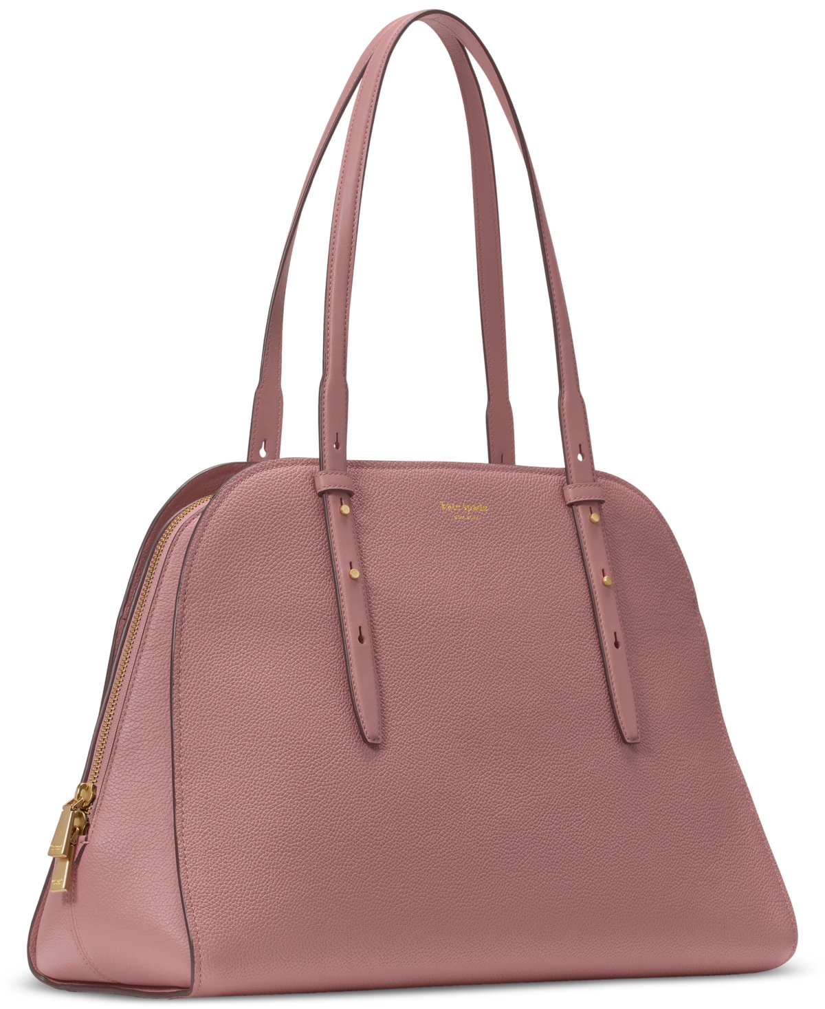 Kate Spade Do It All Pebbled Leather Maise Carryall In Black