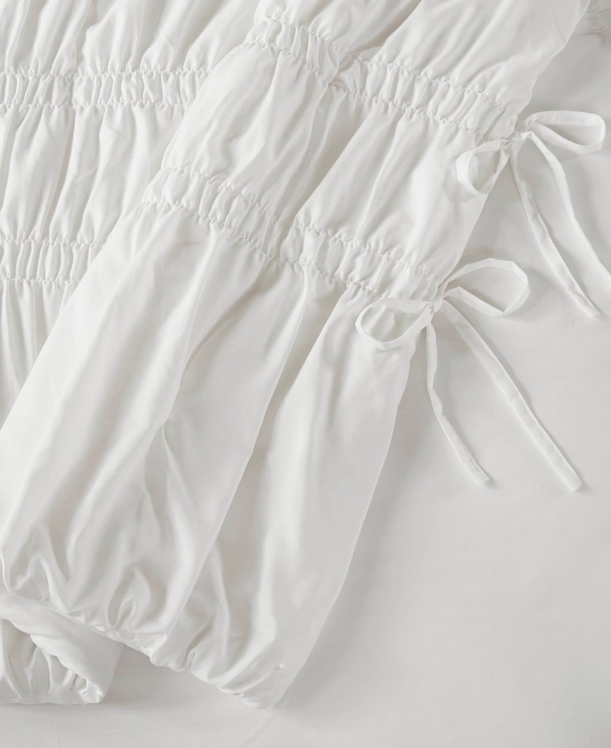 510 Design Mia Ruched 2-pc. Comforter Set, Twin/twin Xl In White