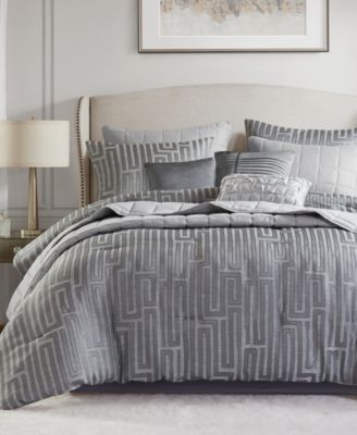 Royce Luxury Jacquard 10-Pc. Comforter Set, King
