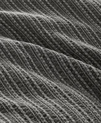 Lyon Waffle Washed 3-Pc. Duvet Cover Set, Full/Queen