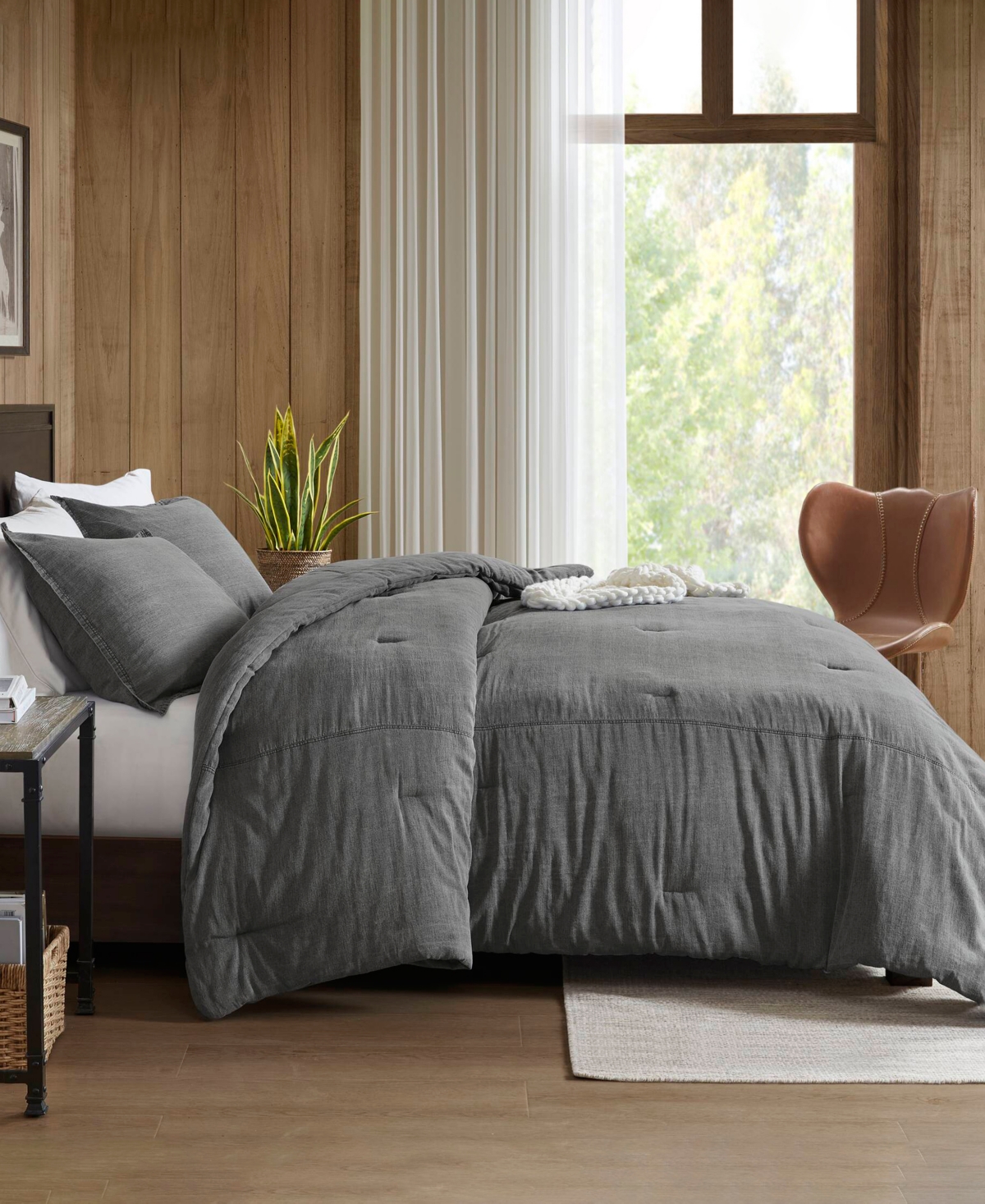 Woolrich Mckenzie Twill Washed 2-pc. Comforter Set, Twin/twin Xl In Gray