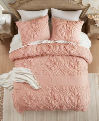 Elise Floral 3-Pc. Comforter Set, Full/Queen