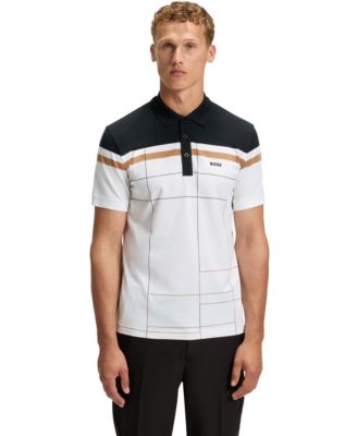 Hugo Boss - Men's Quick-Dry Stretch Cotton Slim-Fit Polo Shirt
