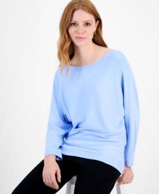 Women's Boat-Neck Dolman-Sleeve Sweater