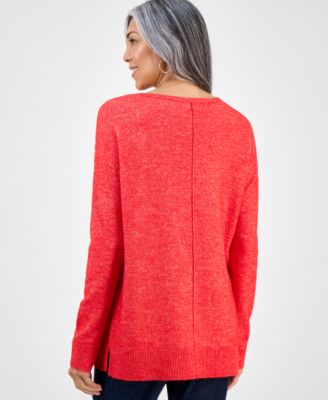 Women's Luxsoft Seam-Front Sweater Tunic, Macy's Exclusive