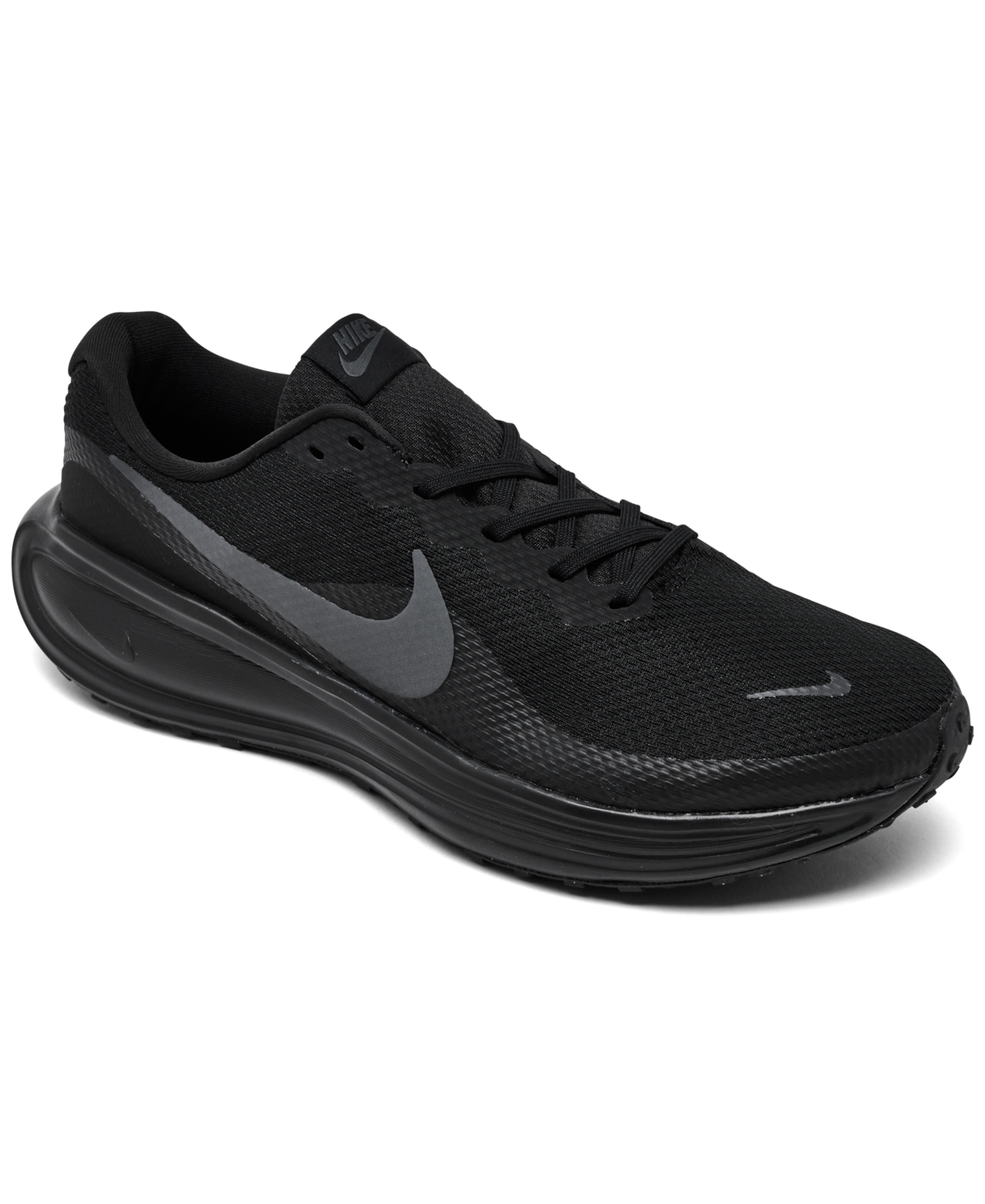 Men's Revolution 8 Wide Width Running Sneakers from Finish Line - Black, Anthracite