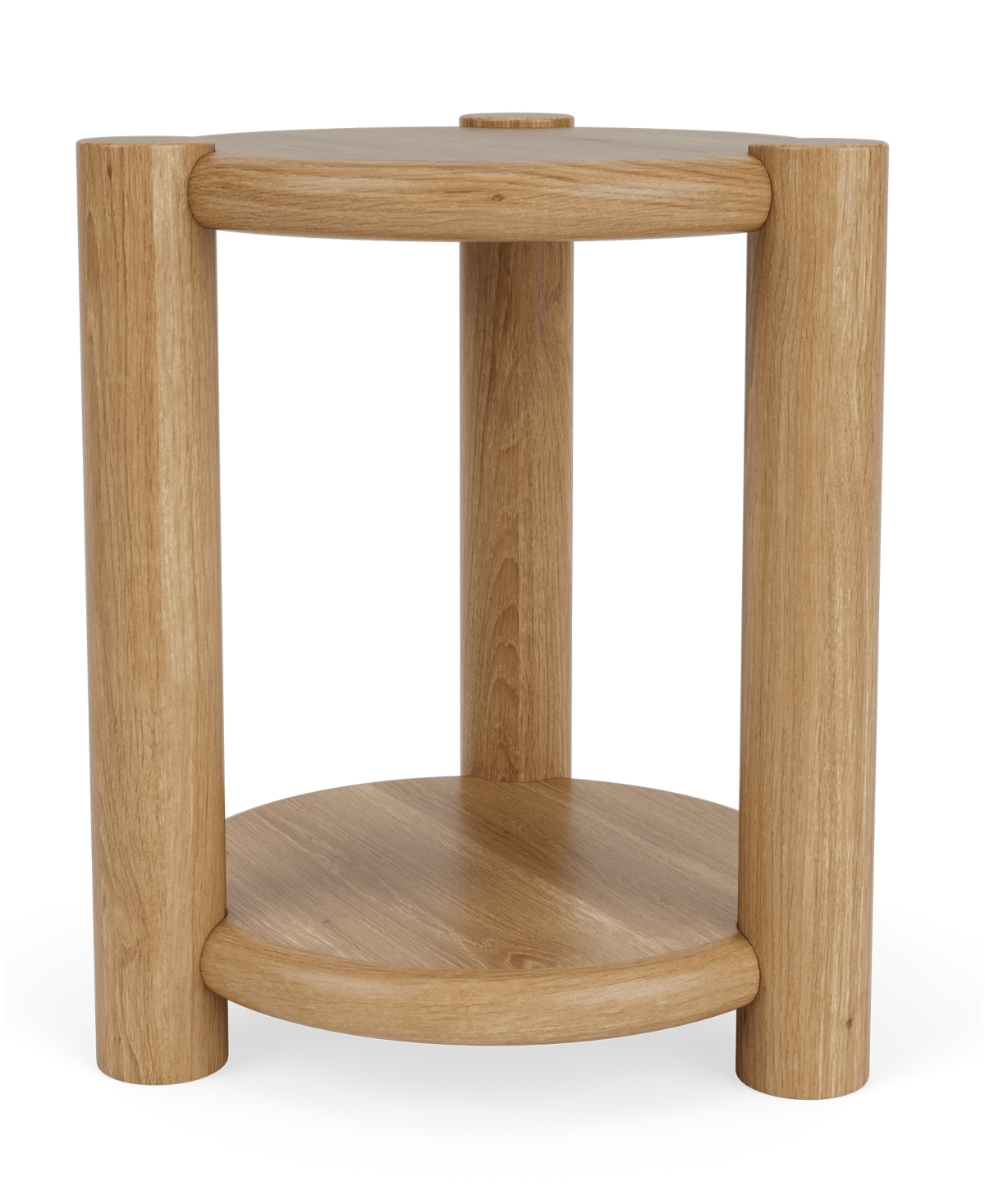 Macy's Tao 21" Taos Solid Oak Chairside Table