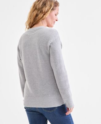 Women's V-Neck Long-Sleeve Sweater, Macy's Exclusive