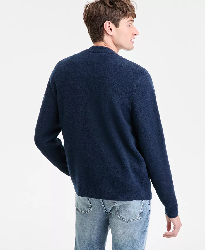 Men's Long-Sleeve Brushed Solid Cardigan - thumbnail 6