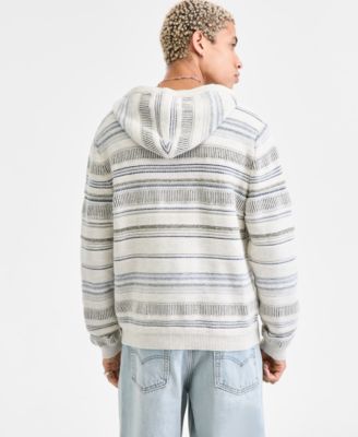 Men's Francis Striped Long-Sleeve Hooded Sweater, Macy's Exclusive 