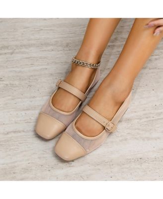 Bona Mesh Mary Jane Flats