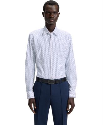 Hugo Boss - Men's Performance-Stretch Slim-Fit Dress Shirt