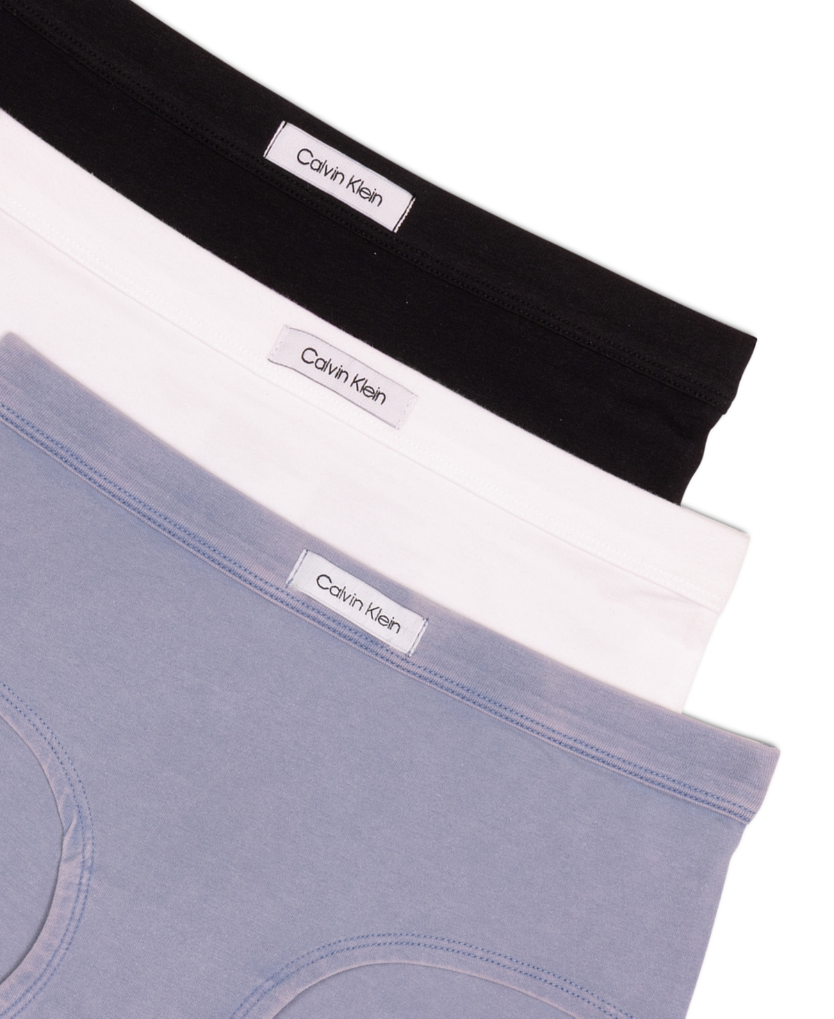 Calvin Klein Big Girls 3-Pack Tab Logo Hipster