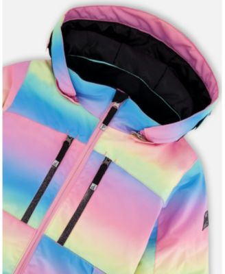 Girl Two-Piece Teknik Snowsuit Rainbow Gradient - Child