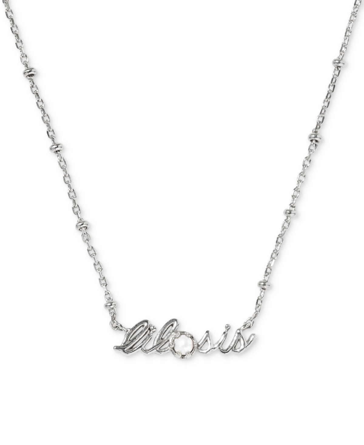 Kendra Scott Cultured Freshwater Pearl Lil Sis 19" Pendant Necklace In White