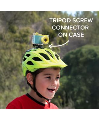 Camera 2 (Pink) Kids Action Camera with IPX8 Waterproof & Shockproof Case, 1080p Video 8MP Photo, Tripod Mount, Action Camera for Swimming, Gift for Boy Girl Ages 3-12