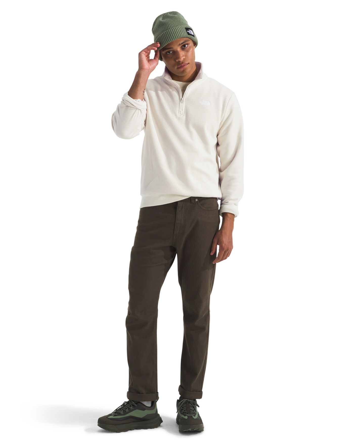 Мужская толстовка The North Face Evolution Simple Dome Quarter Zip, цвет: Чёрный — фото 4