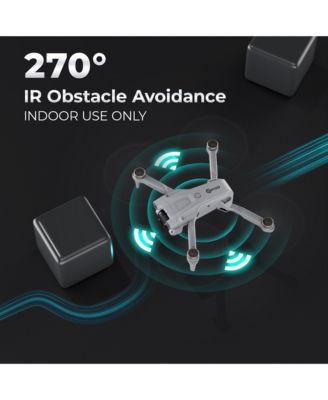 F21 Pro Foldable Drone with 4.3" Screen Remote, Obstacle Avoidance, Brushless Motors, 2 Batteries for Beginners