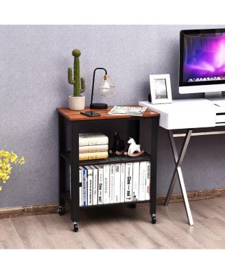 3-Tier Kitchen Utility Industrial Cart with Storage