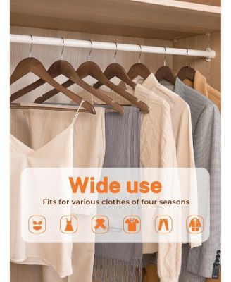 Premium Coat & Suit Heavy Duty Wooden Hangers