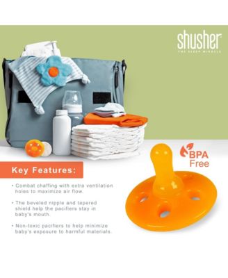 Shusher Sloth by Baby Shusher & 6-Pack Shushies Bundle