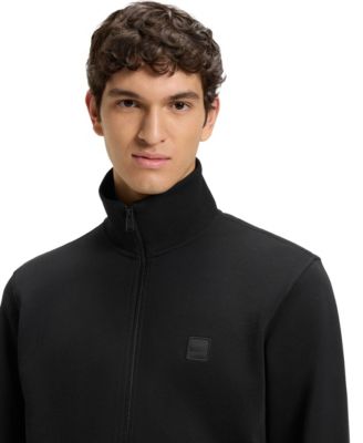 Men's Logo Badge Zip-Up Sweatshirt